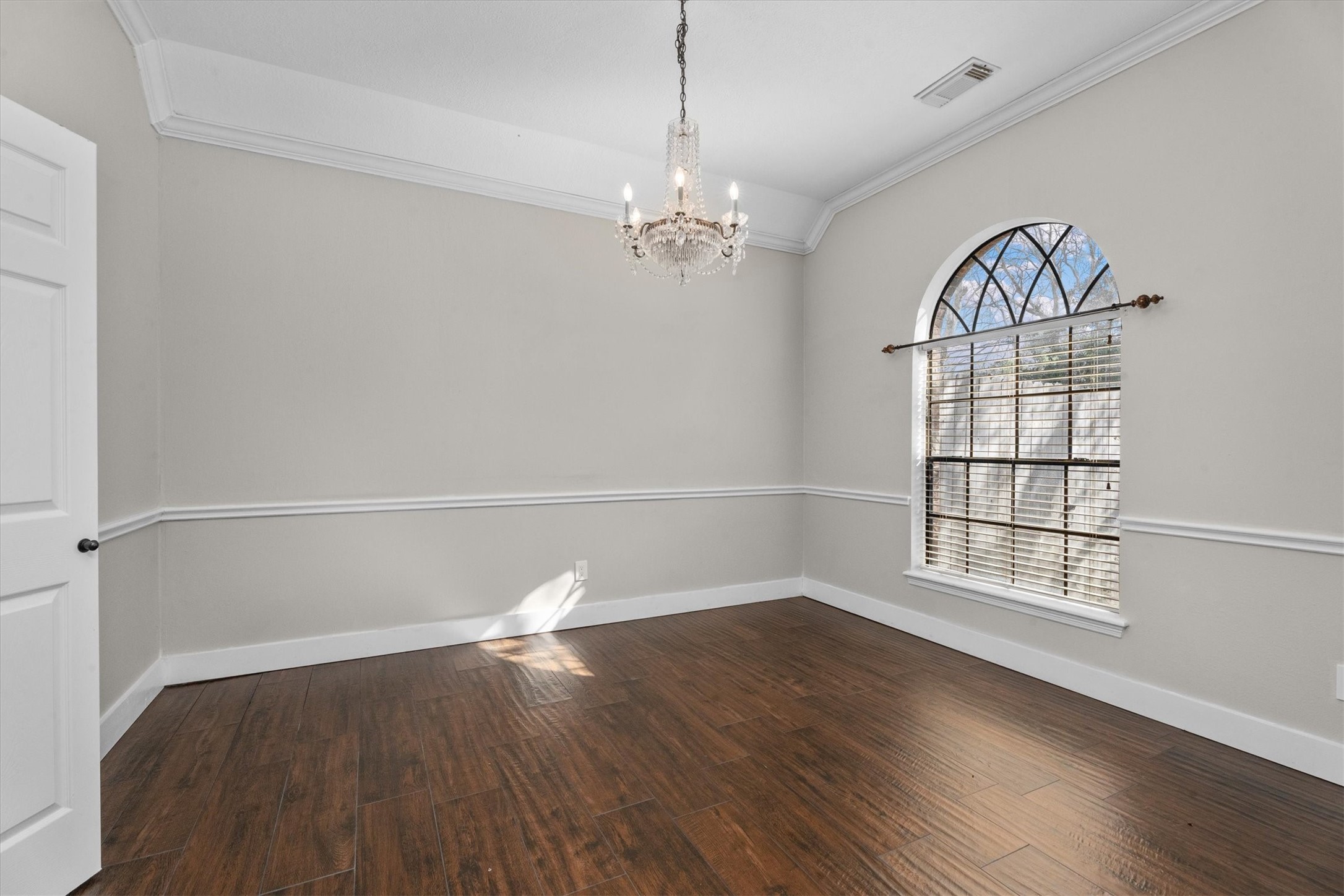 10402 Hondo Hill Road Houston, TX 77064 - Photo 33 of 40 wooden floor in an empty room with a window