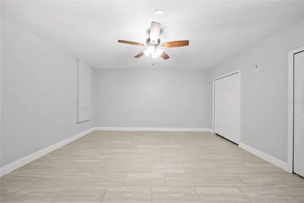 a view of an empty room