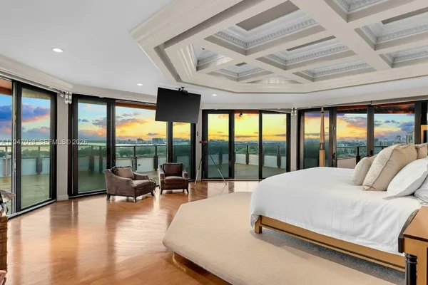 a view of a terrace with furniture