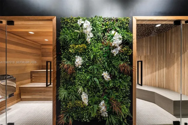 a room with storage and utility