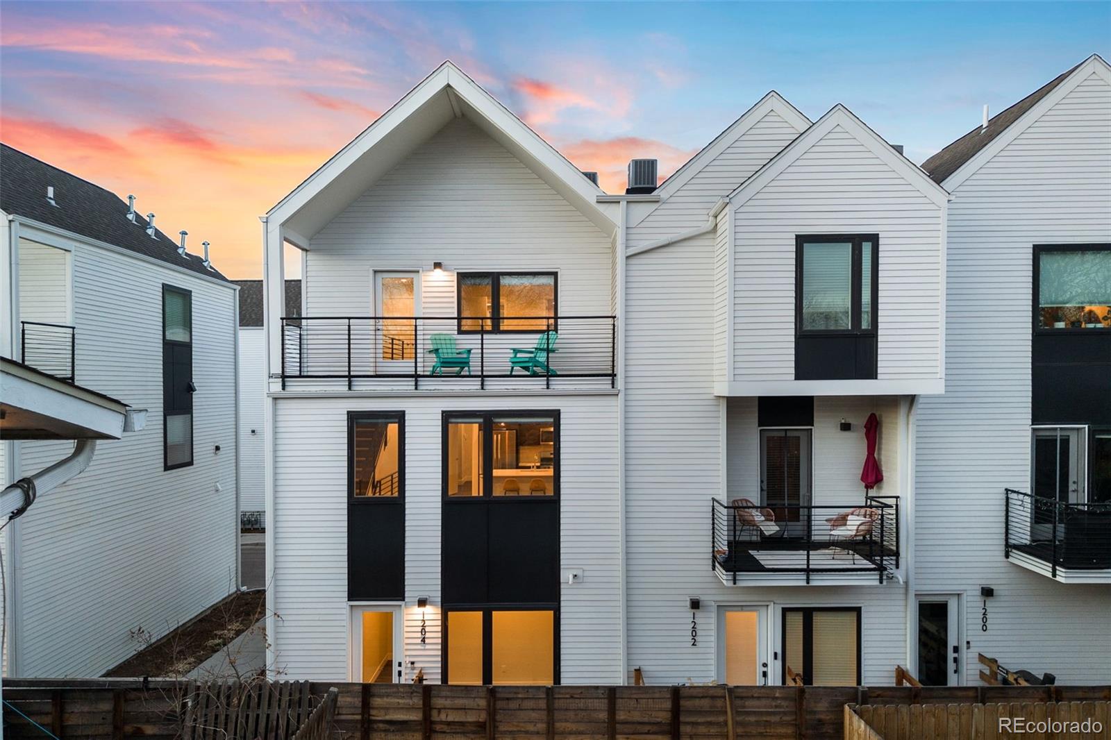 front view of a house with a street