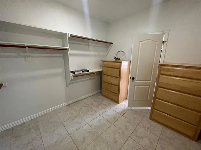 a close view of closet