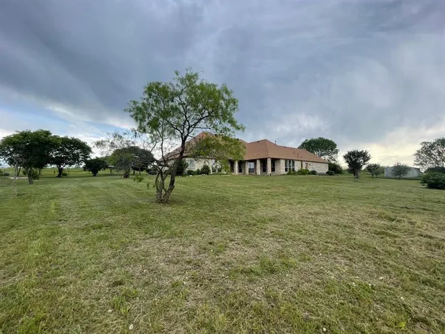 a view of a green field
