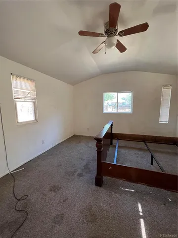 a view of livingroom with workspace