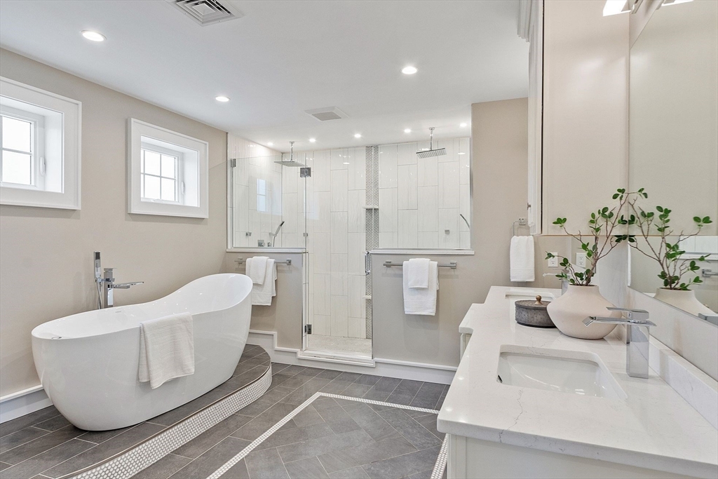 1 Pine Grove Road Medfield, MA 02052 - Photo 27 of 36 a living room with furniture and a chandelier