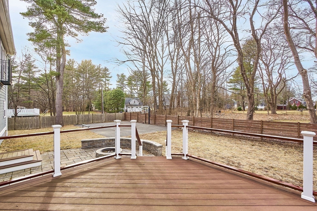 1 Pine Grove Road Medfield, MA 02052 - Photo 30 of 36 a view of a yard with wooden fence