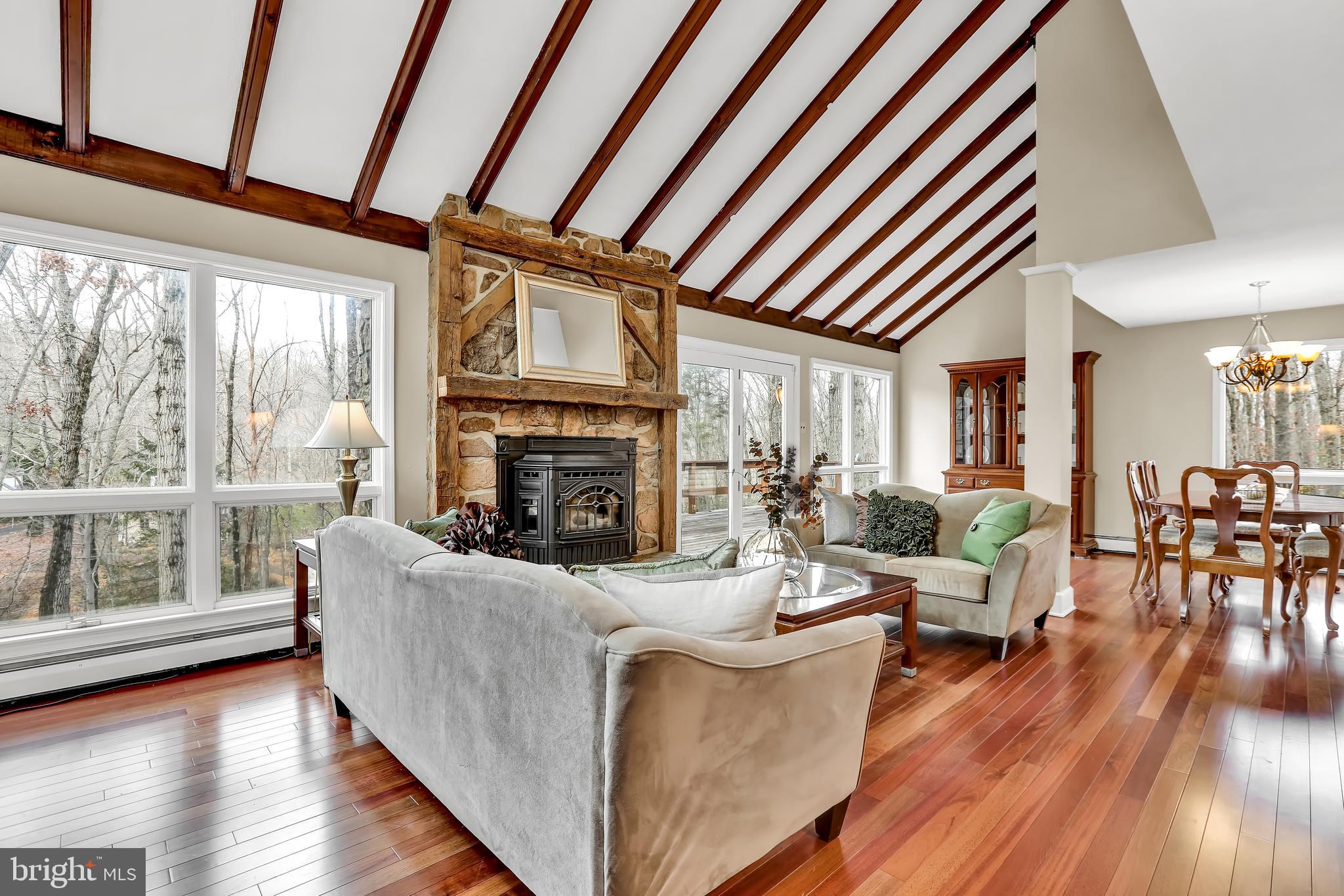 7062 Ely Road New Hope, PA 18938 - Photo 19 of 33 Great Room Featuring Exposed Beams