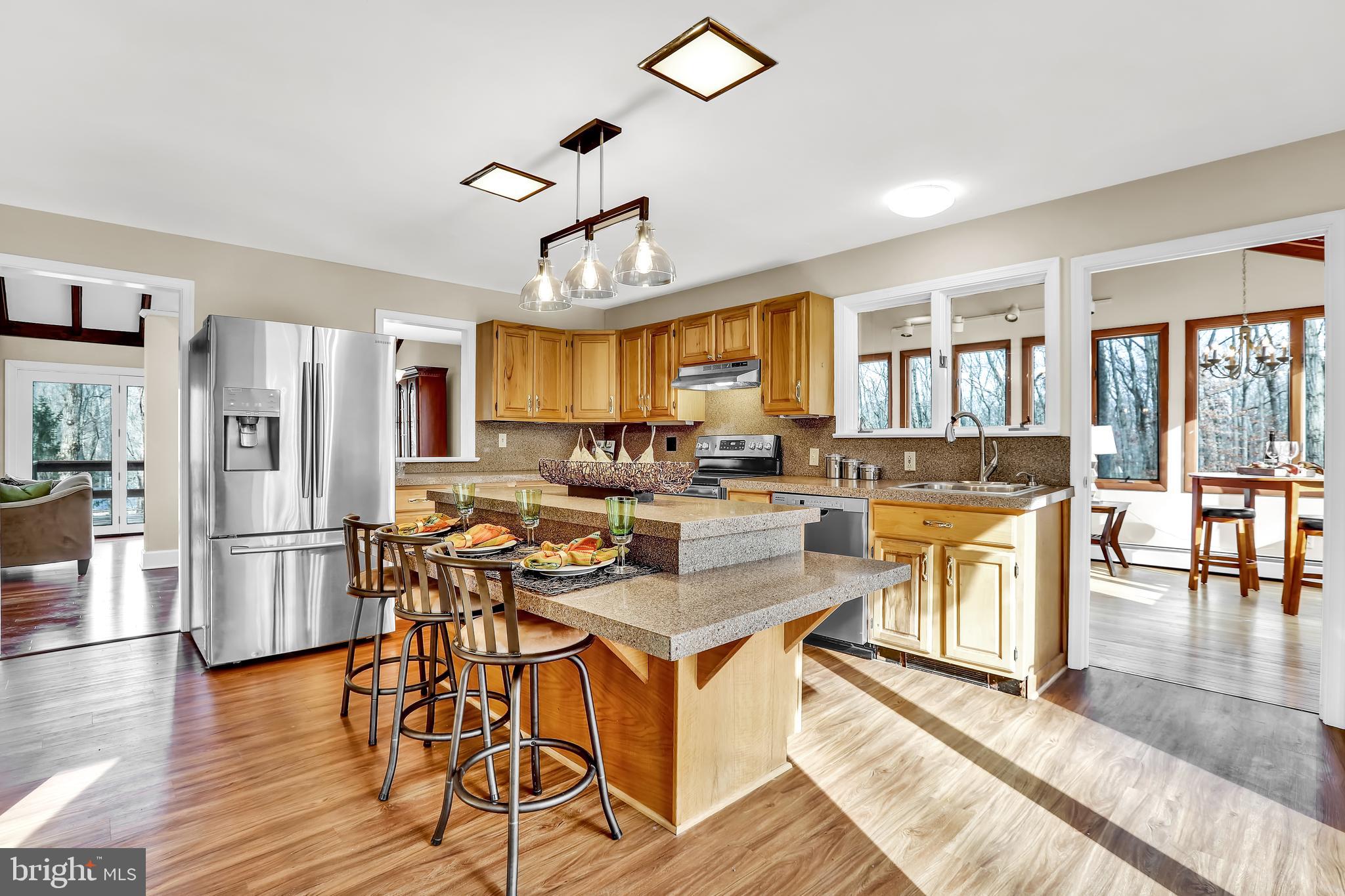 7062 Ely Road New Hope, PA 18938 - Photo 10 of 33 Kitchen Featuring 2-Tier Island