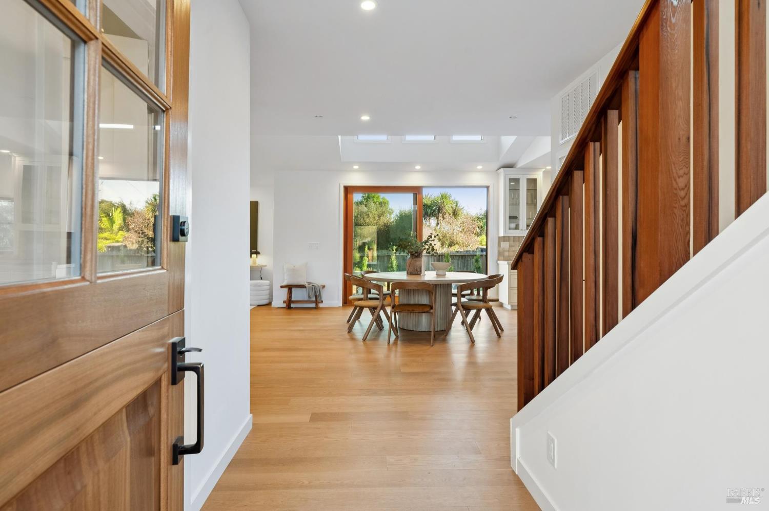 185 Elm Road Bolinas, CA 94924 - Photo 2 of 43 a view of a dining room with furniture and floor to ceiling window
