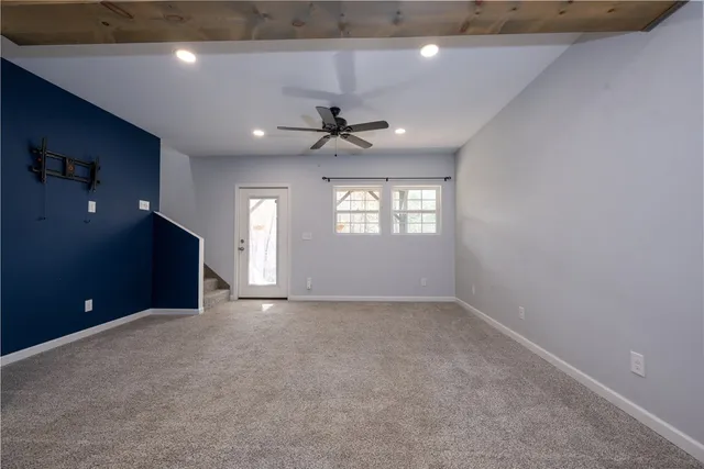 a view of empty room