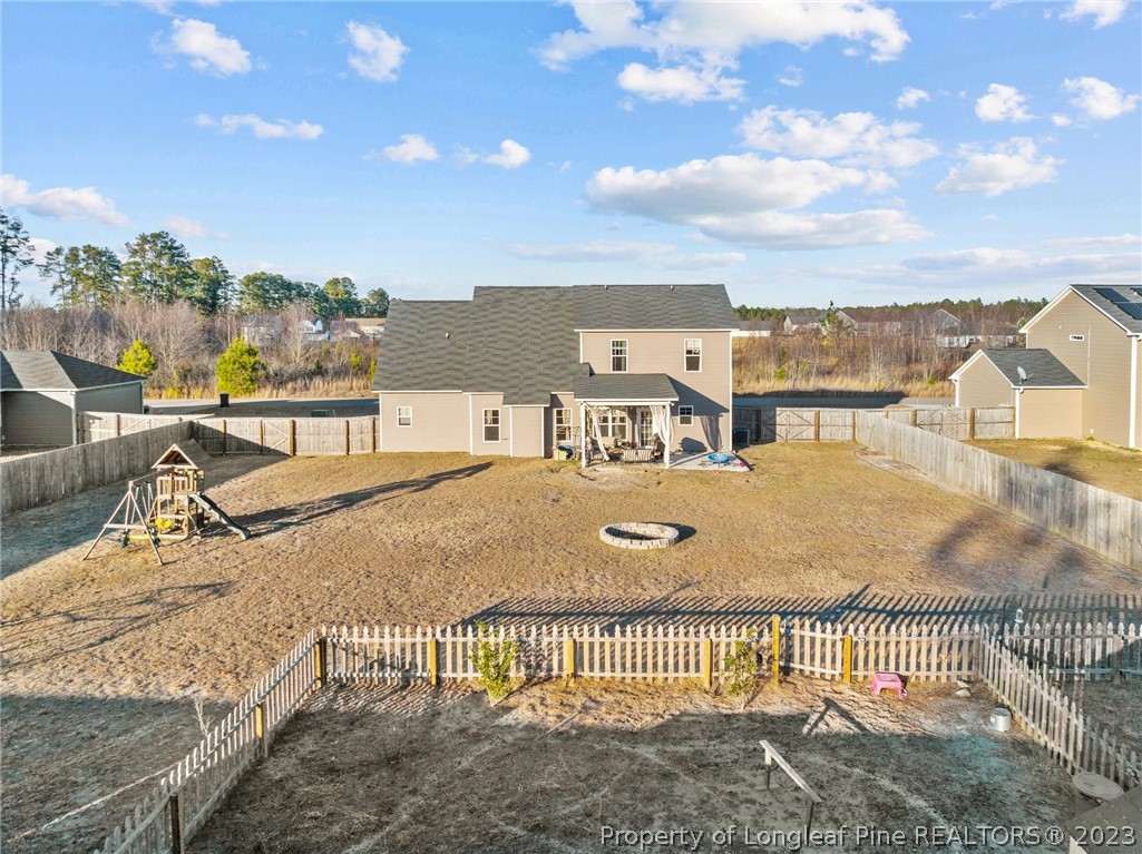 108 Roy's Ridge Raeford, NC 28376 - Photo 31 of 32 a view of balcony with furniture