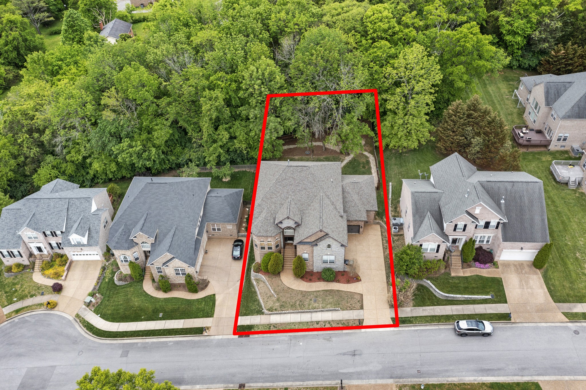1508 Simpson Court Nashville, TN 37211 - Photo 33 of 41 an aerial view of a house with outdoor space