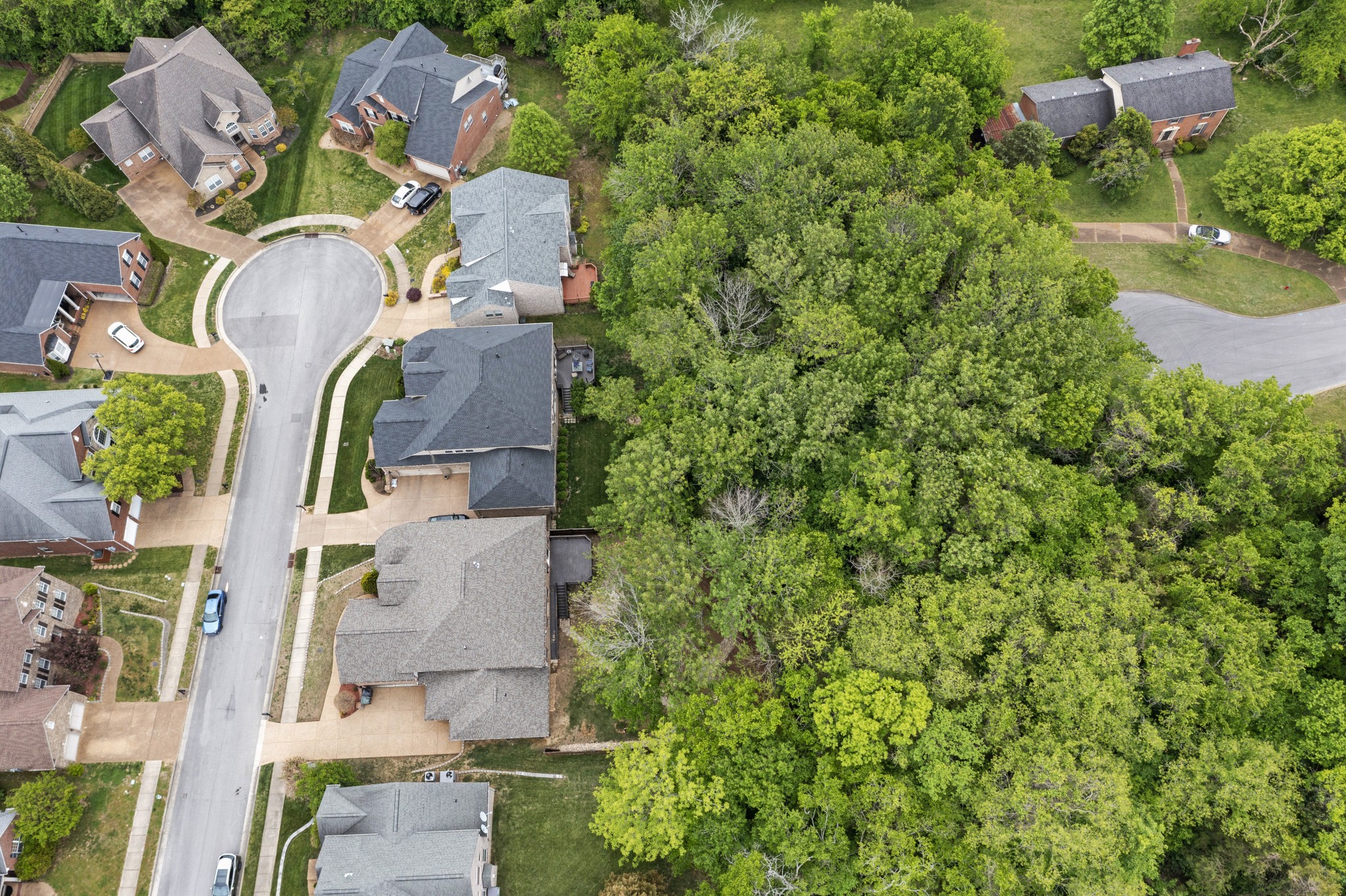 1508 Simpson Court Nashville, TN 37211 - Photo 35 of 41 an aerial view of residential house with outdoor space and swimming pool