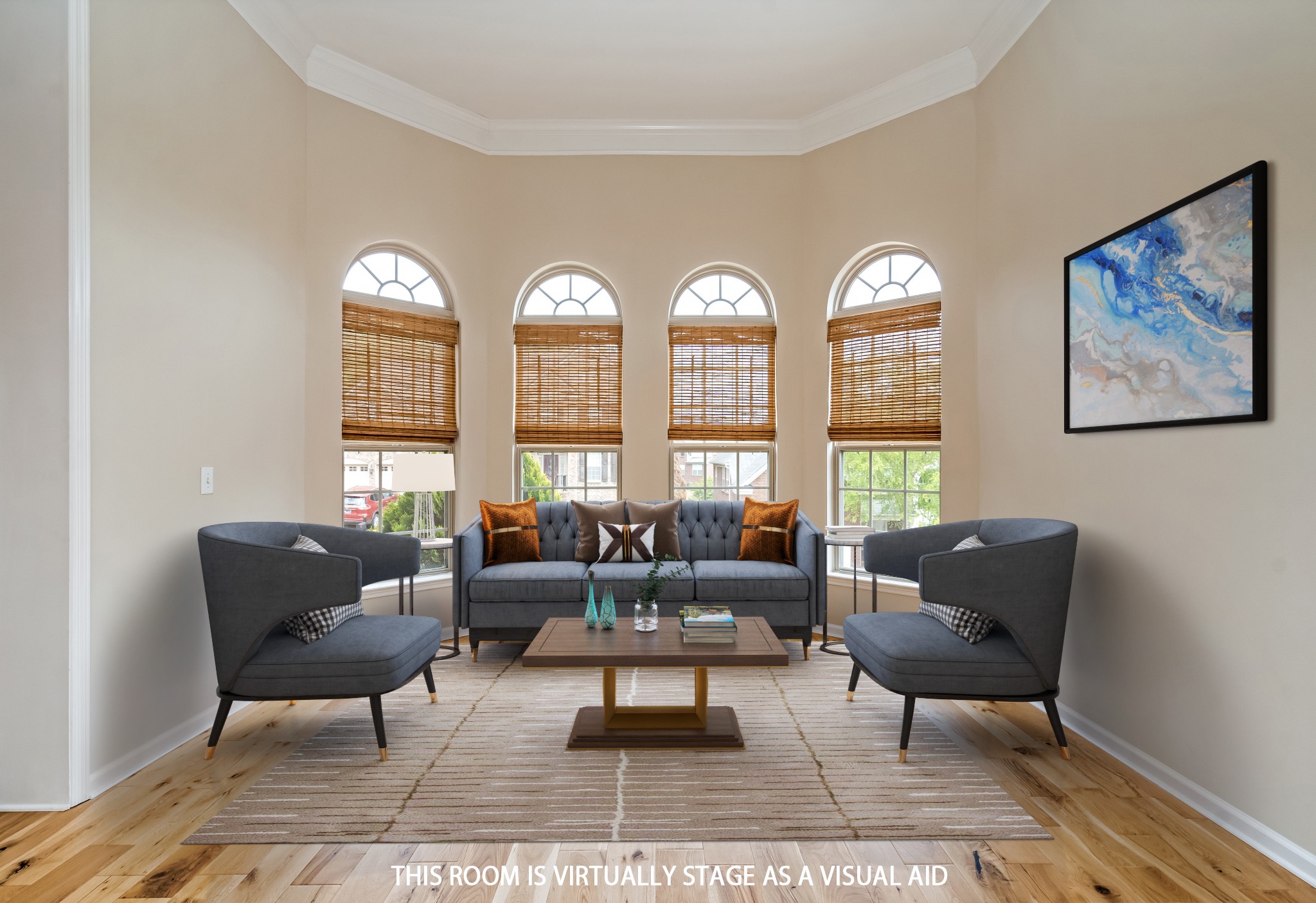 1508 Simpson Court Nashville, TN 37211 - Photo 5 of 41 a living room with furniture and a large window
