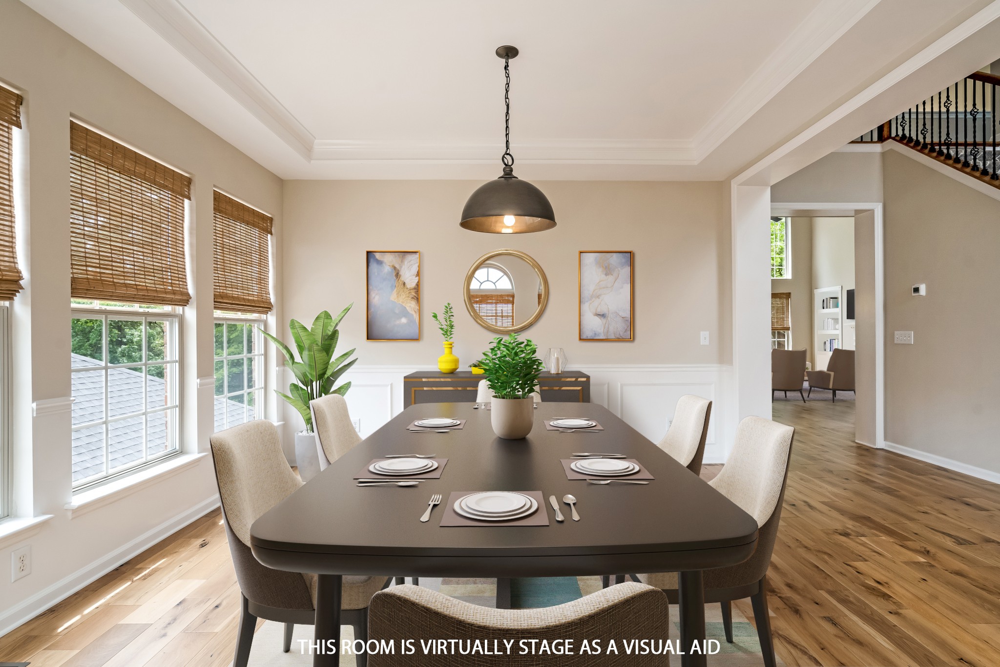1508 Simpson Court Nashville, TN 37211 - Photo 6 of 41 a view of a dining room with furniture window and wooden floor