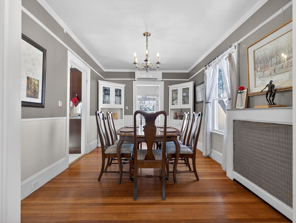 320 Washington Street Winchester, MA 01890 - Photo 9 of 35 a view of a dining room with furniture window and wooden floor