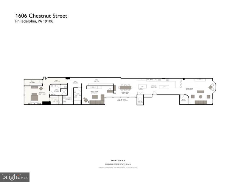 1606 Chestnut Street, Unit 2 Philadelphia, PA 19103 - Photo 58 of 60 Existing Layout