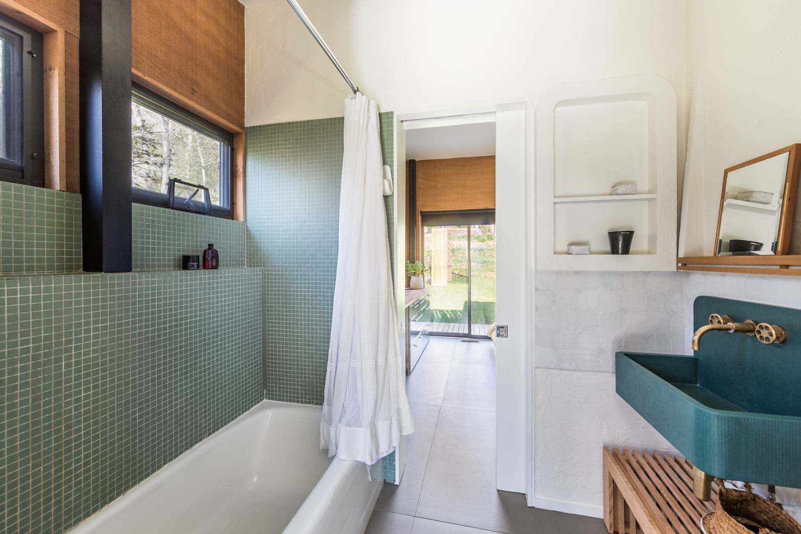131 Windward East Hampton, NY 11937 - Photo 8 of 22 a bathroom with a bathtub and a shower