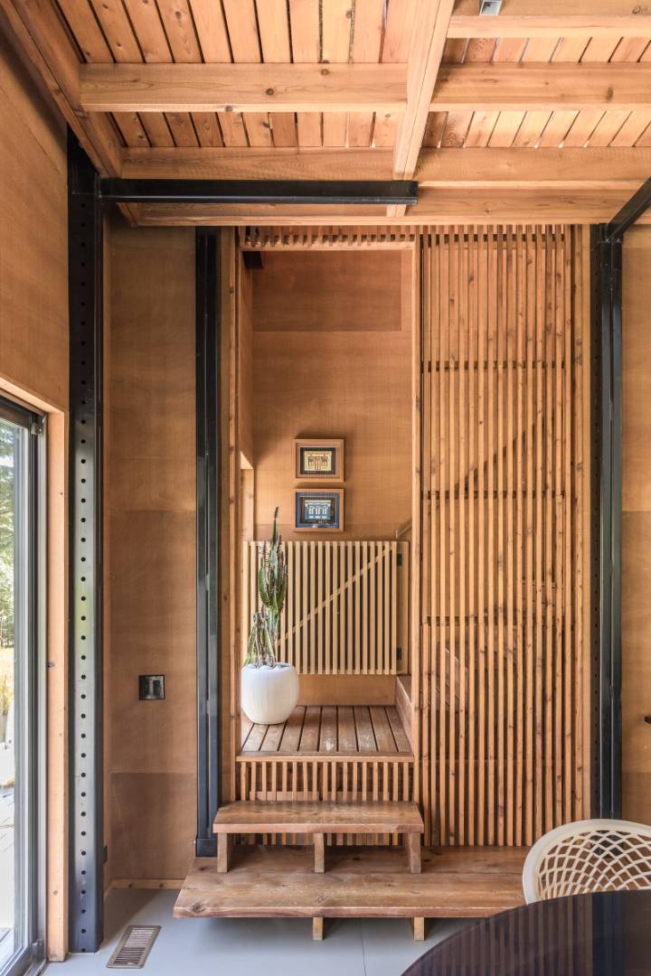 131 Windward East Hampton, NY 11937 - Photo 9 of 22 a view of a porch with a door and wooden floor