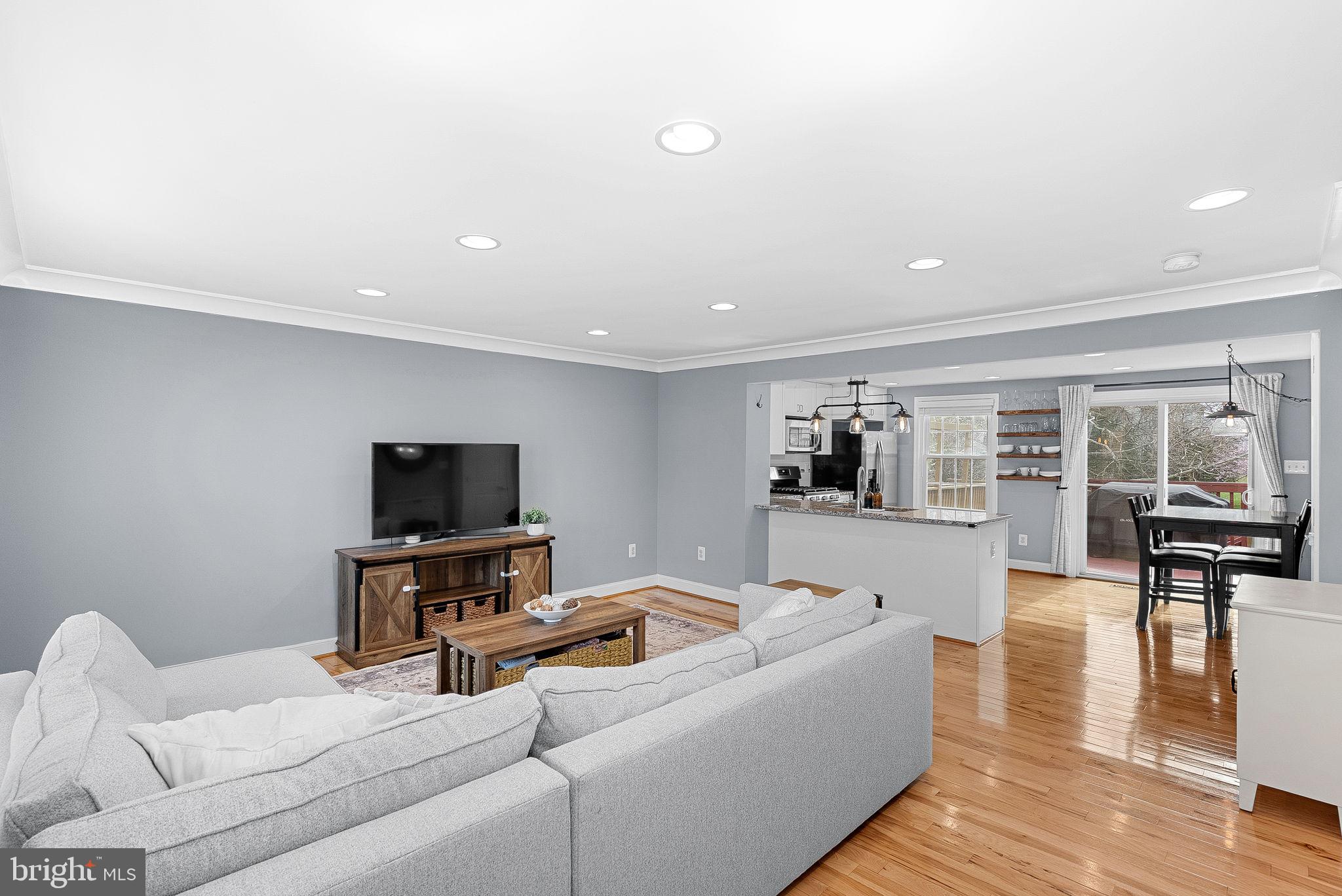 43983 Choptank Terrace Ashburn, VA 20147 - Photo 5 of 43 a living room with furniture and a flat screen tv