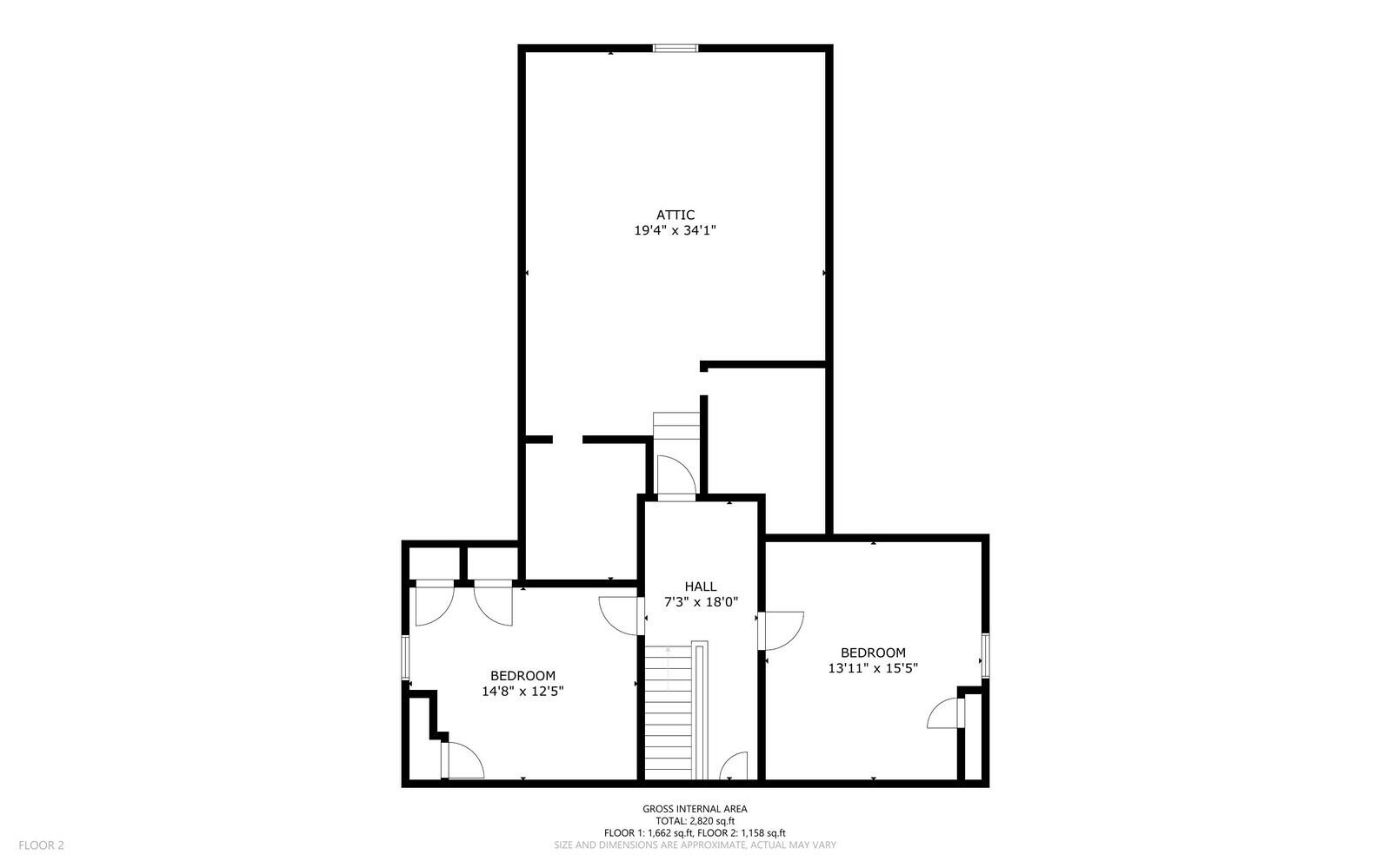 466 Albion Road Unity, ME 04988 - Photo 71 of 71 Second Floor Plan