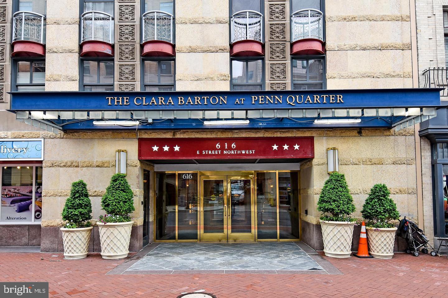 616 E Street Northwest, Unit 902 Washington, DC 20004 - Photo 1 of 1 a view of a building with potted plants