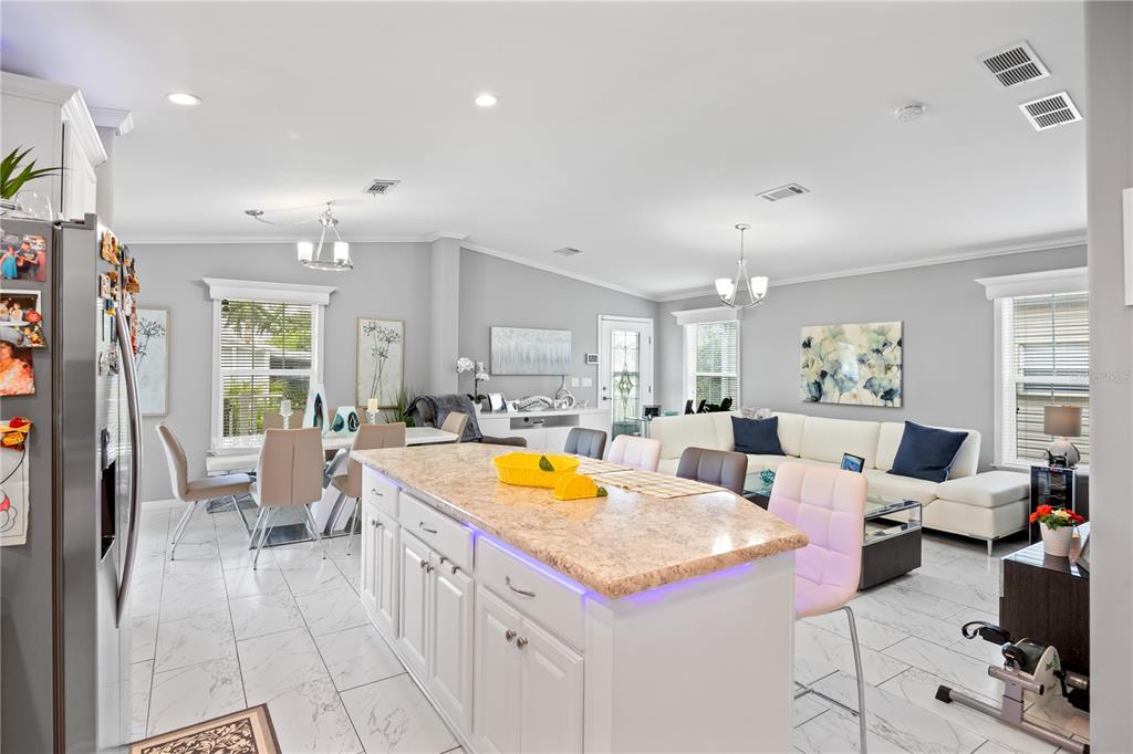 1890 Southwest 83rd Terrace Davie, FL 33324 - Photo 9 of 46 a large kitchen with sink and refrigerator