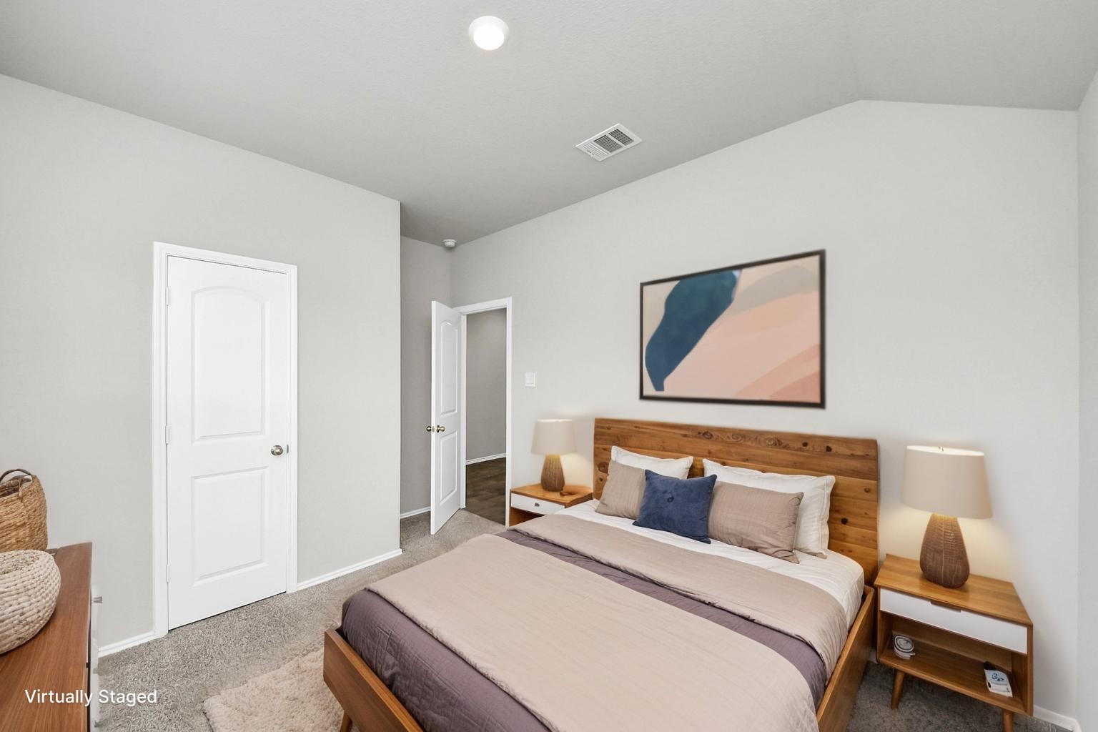 22906 Modica Rift Lane Katy, TX 77449 - Photo 16 of 27 a bedroom with bed and wooden floor