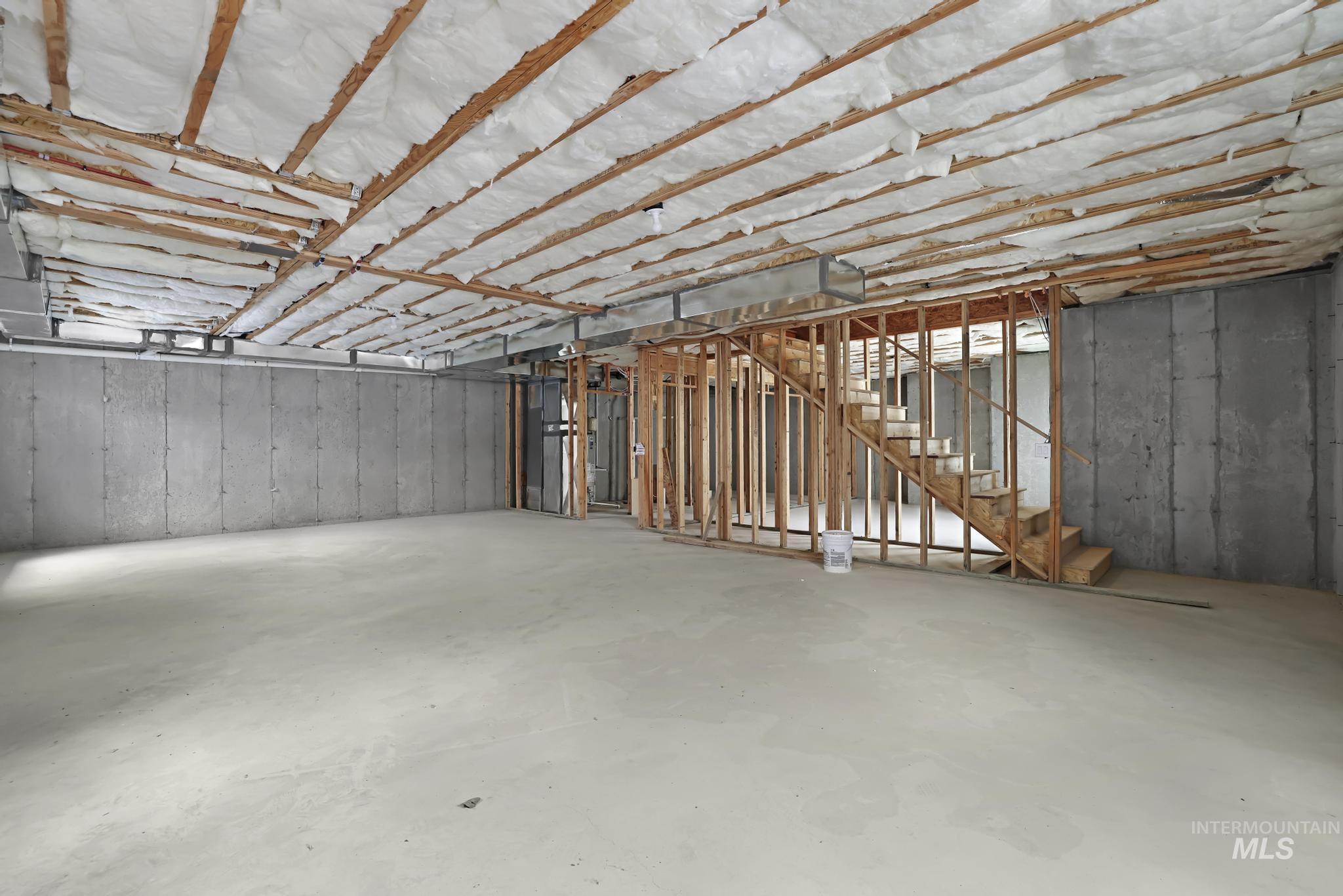 866 Quartz Road Kimberly, ID 83341 - Photo 39 of 48 Expansive unfinished basement featuring concrete walls and flooring