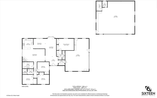 $399,900 | 43 Glenn Drive, White Heath, IL 61884