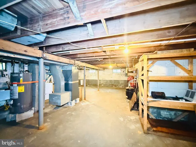 a view of storage and utility room