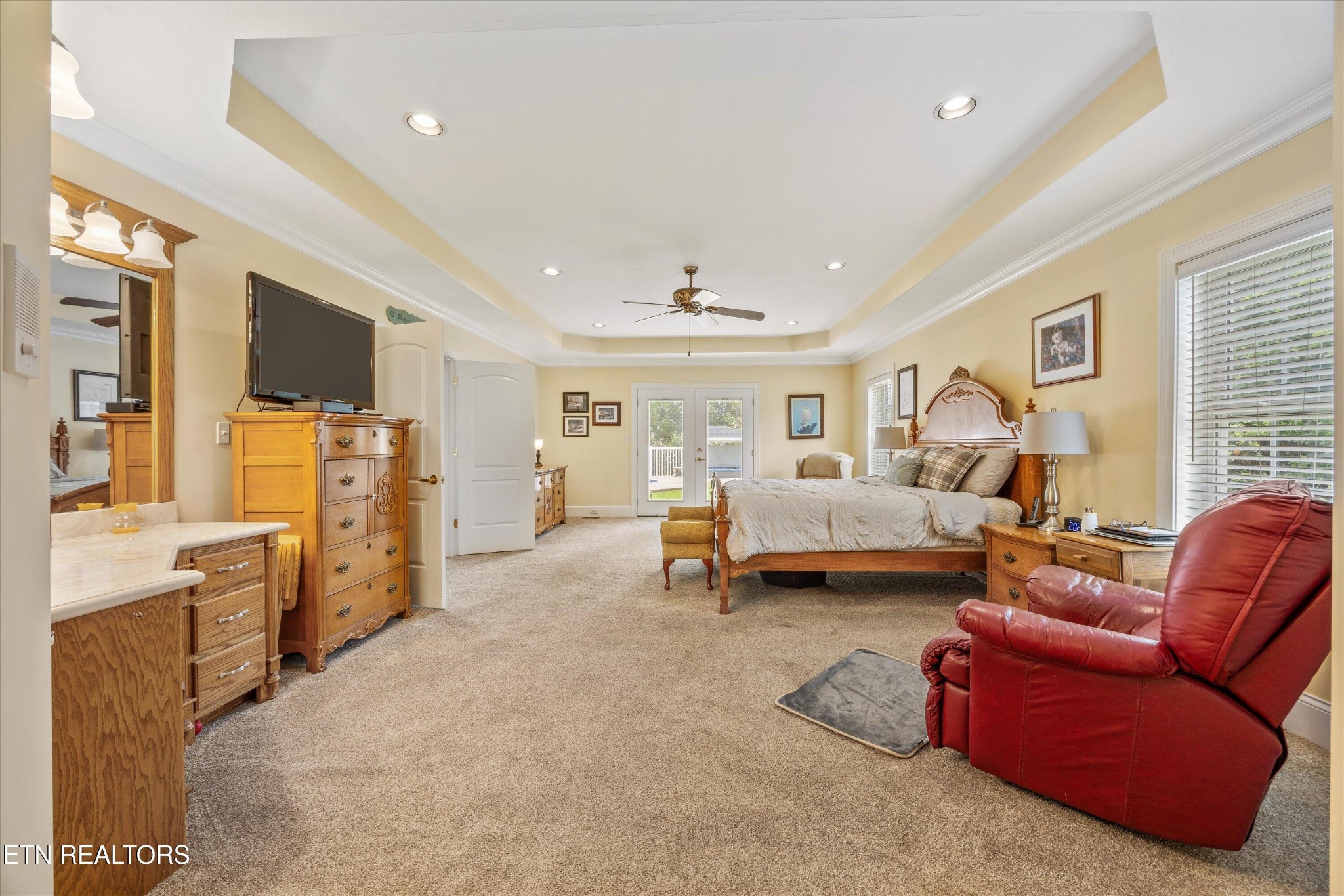 132 David Road Clinton, TN 37716 - Photo 27 of 52 a bedroom with furniture and a couch