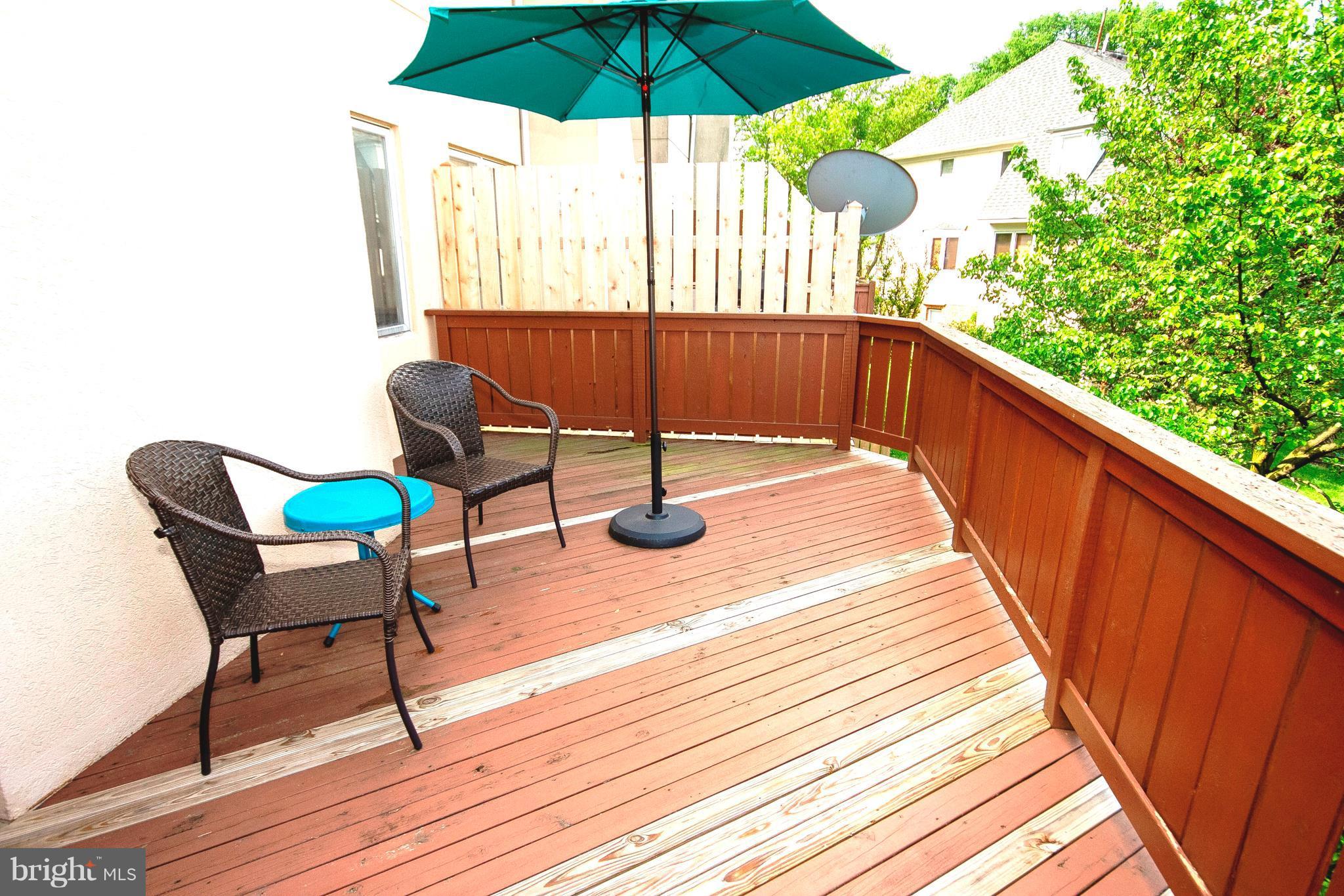 5204 Downing Road Baltimore, MD 21212 - Photo 9 of 29 Exterior (Rear) Deck off of Upper 1 Living Room
