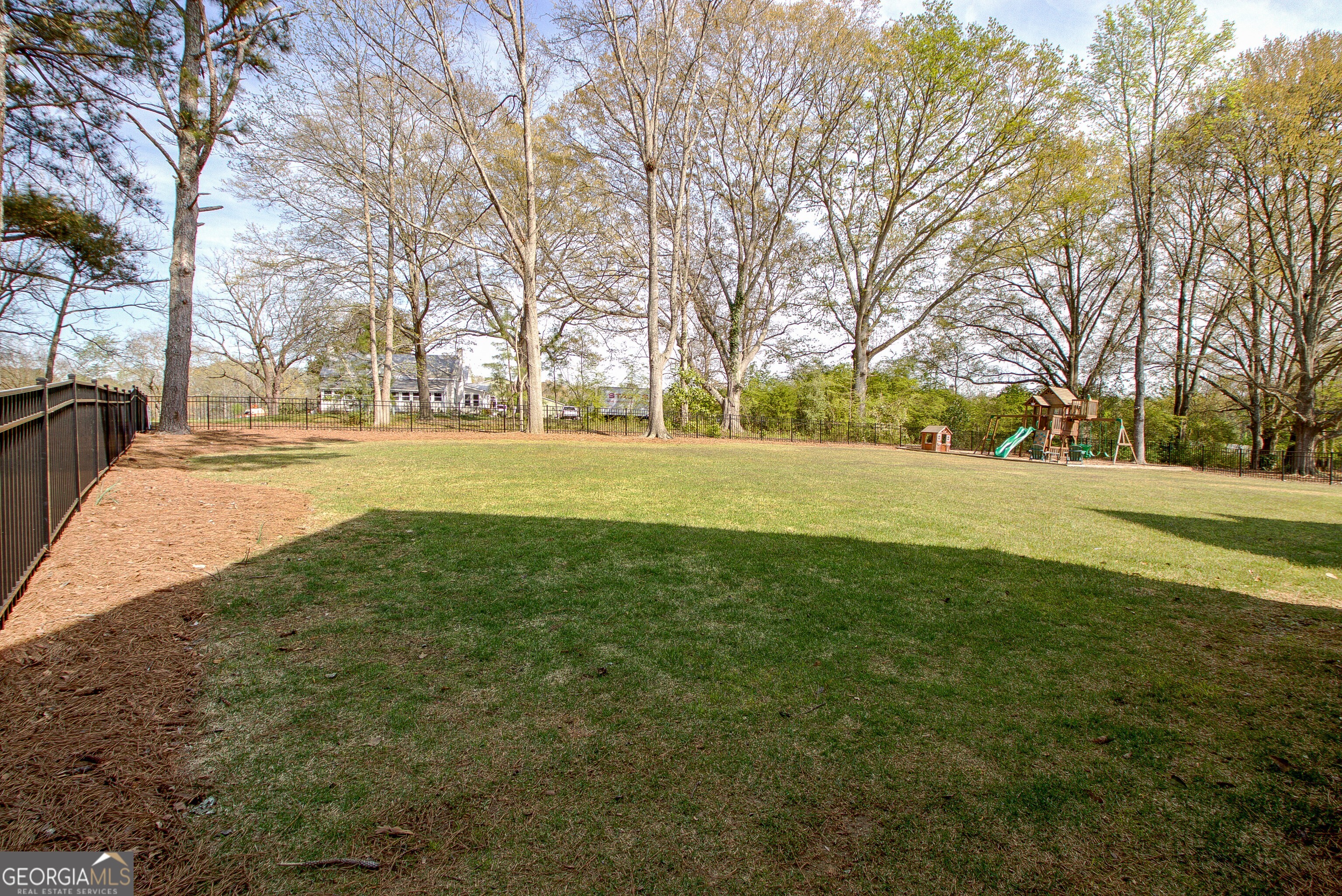 388 Swanson Road Tyrone, GA 30290 - Photo 54 of 62 a view of a yard with large trees