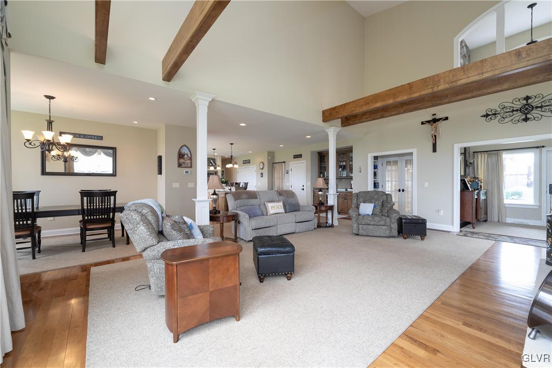 53 Airport Road Millville, PA 17846 - Photo 8 of 77 a living room with furniture and a dining table