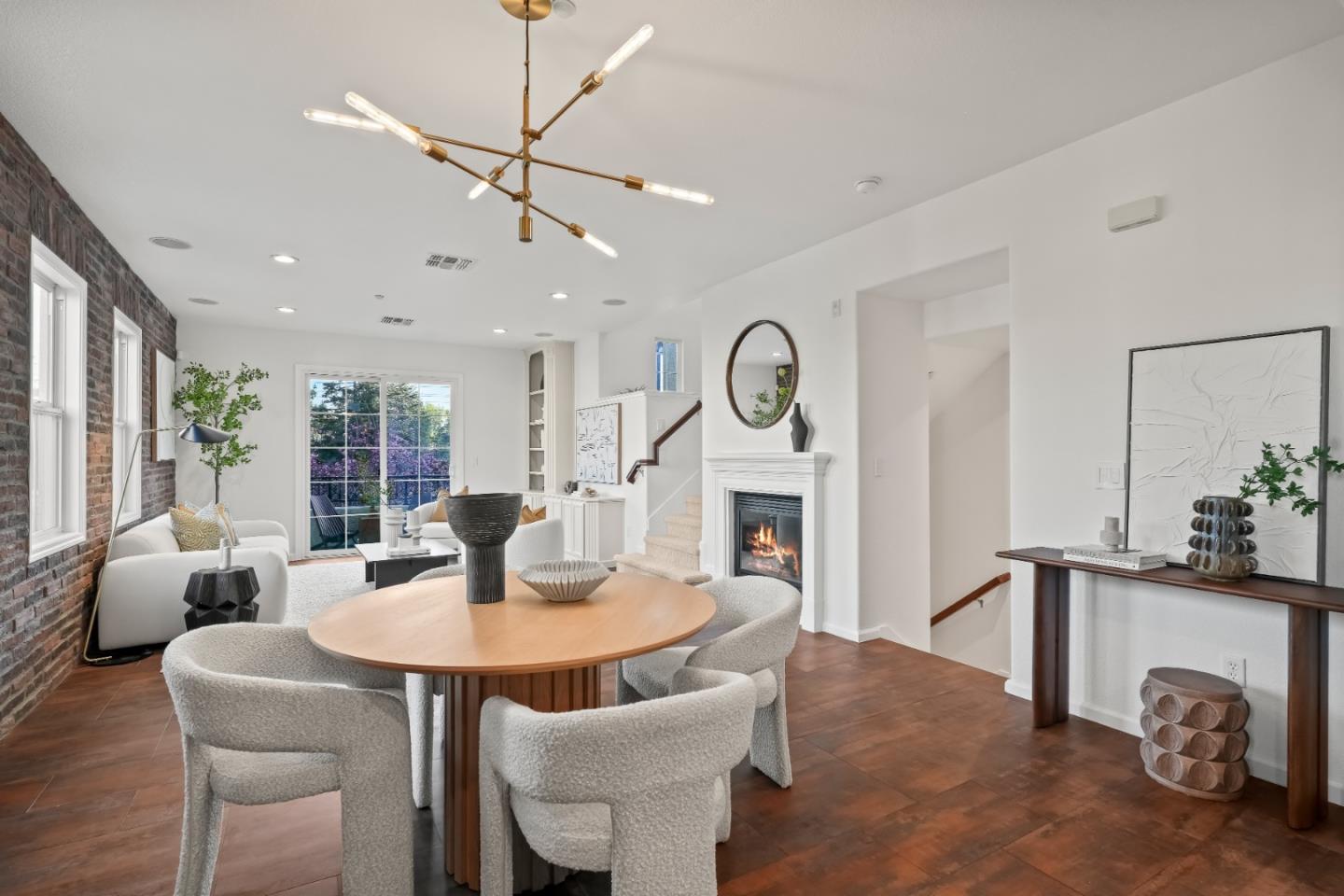451 Chagall Street Mountain View, CA 94041 - Photo 14 of 58 a view of a dining room with furniture and a large window