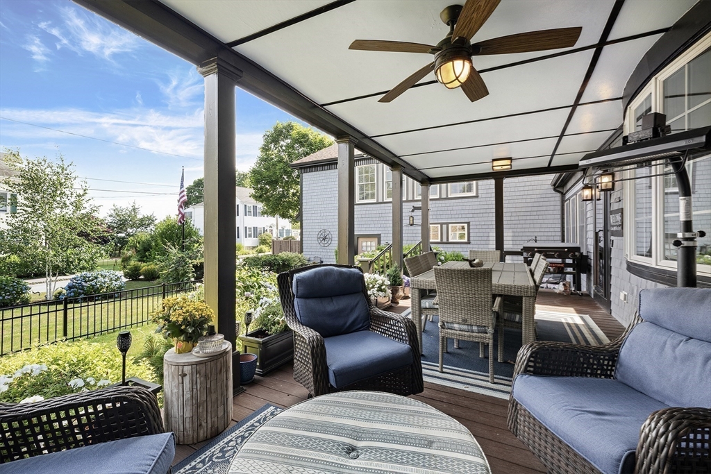 10 Cherry Street Fairhaven, MA 02719 - Photo 12 of 38 a outdoor living space with furniture and garden view