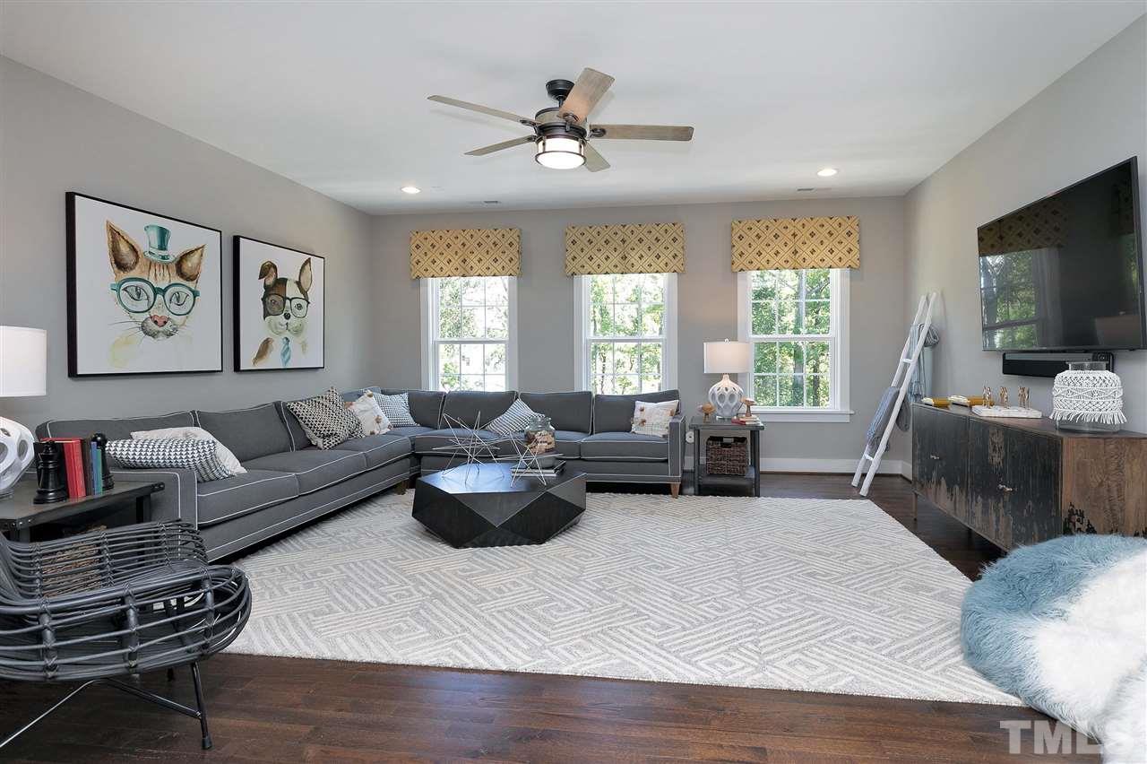 1216 Barley Stone Way Raleigh, NC 27603 - Photo 22 of 30 Great bonus room or loft at top of stairs. Study area , hardwood floors.