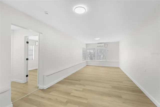 wooden floor in an empty room