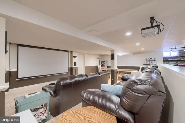 a view of a kitchen with furniture and a kitchen