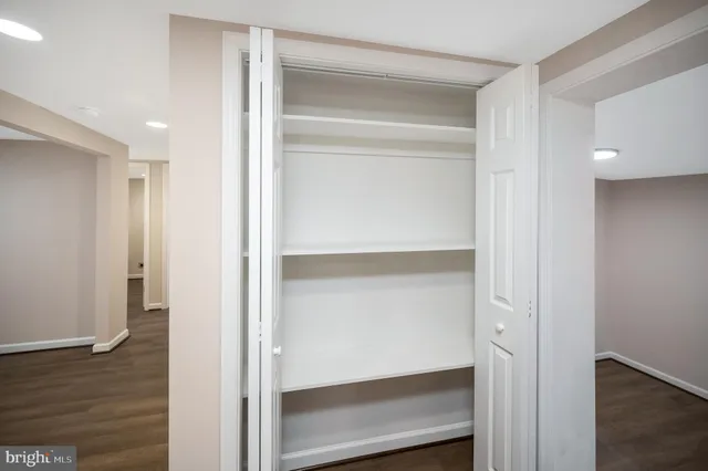 a view of an empty room