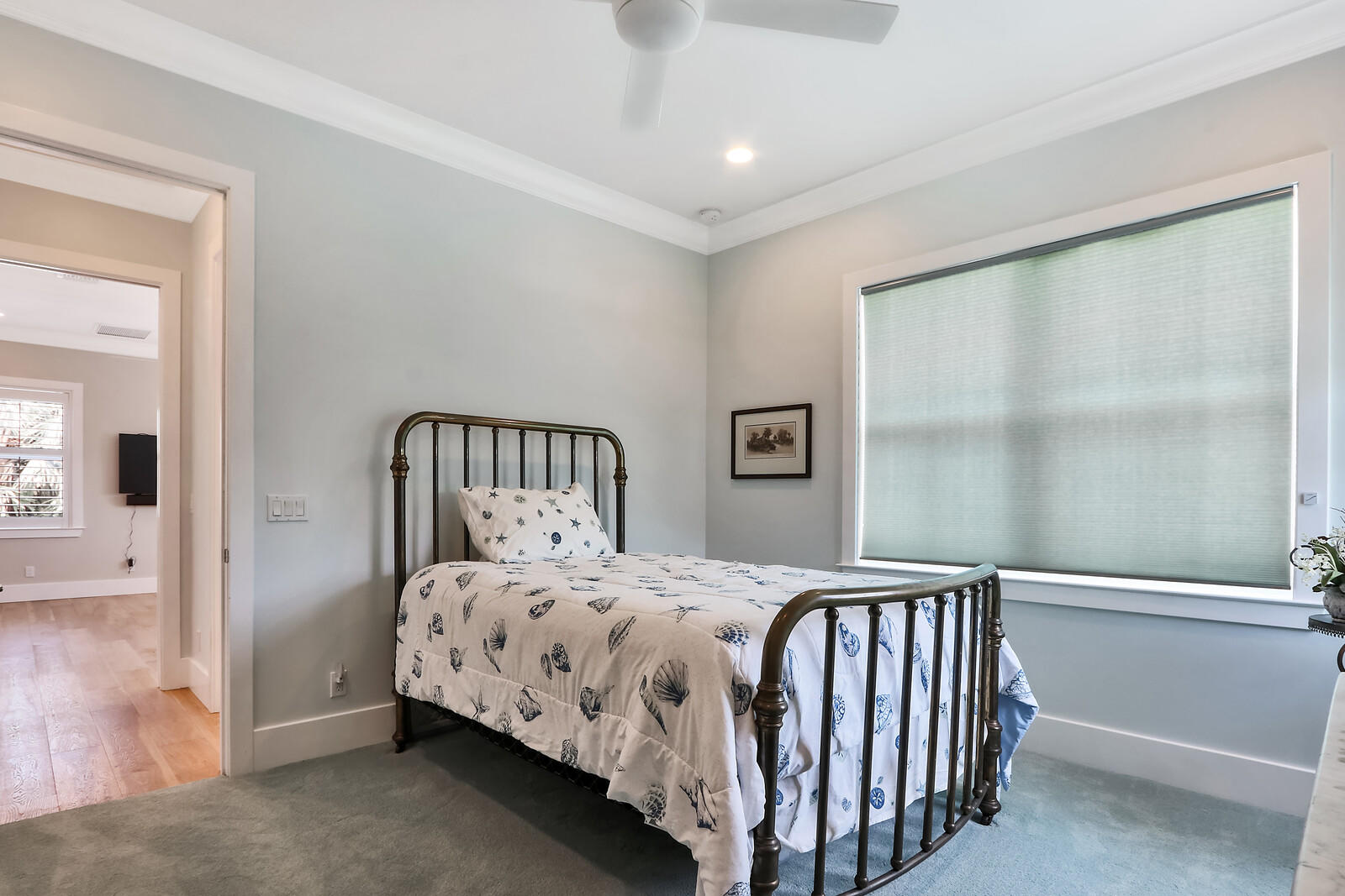 1304 Peninsular Road Jupiter, FL 33469 - Photo 37 of 67 a bedroom with a bed and window