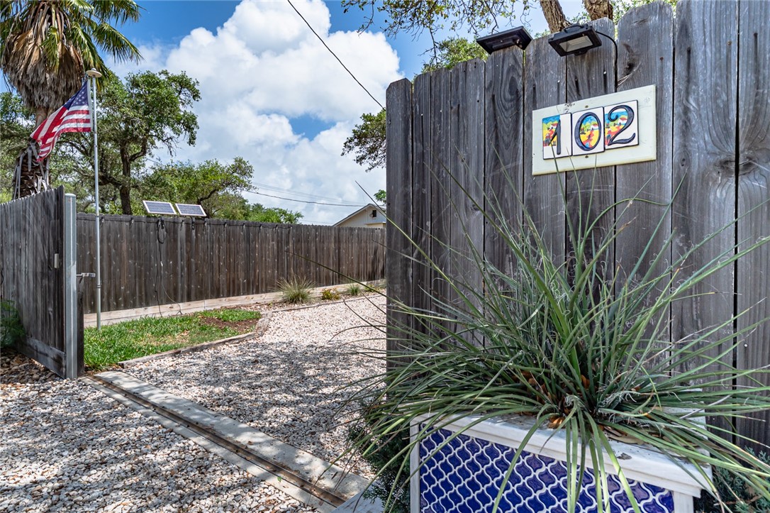 102 South 7th Street Fulton, TX 78358 - Photo 34 of 40 a sign that is on the side of the road