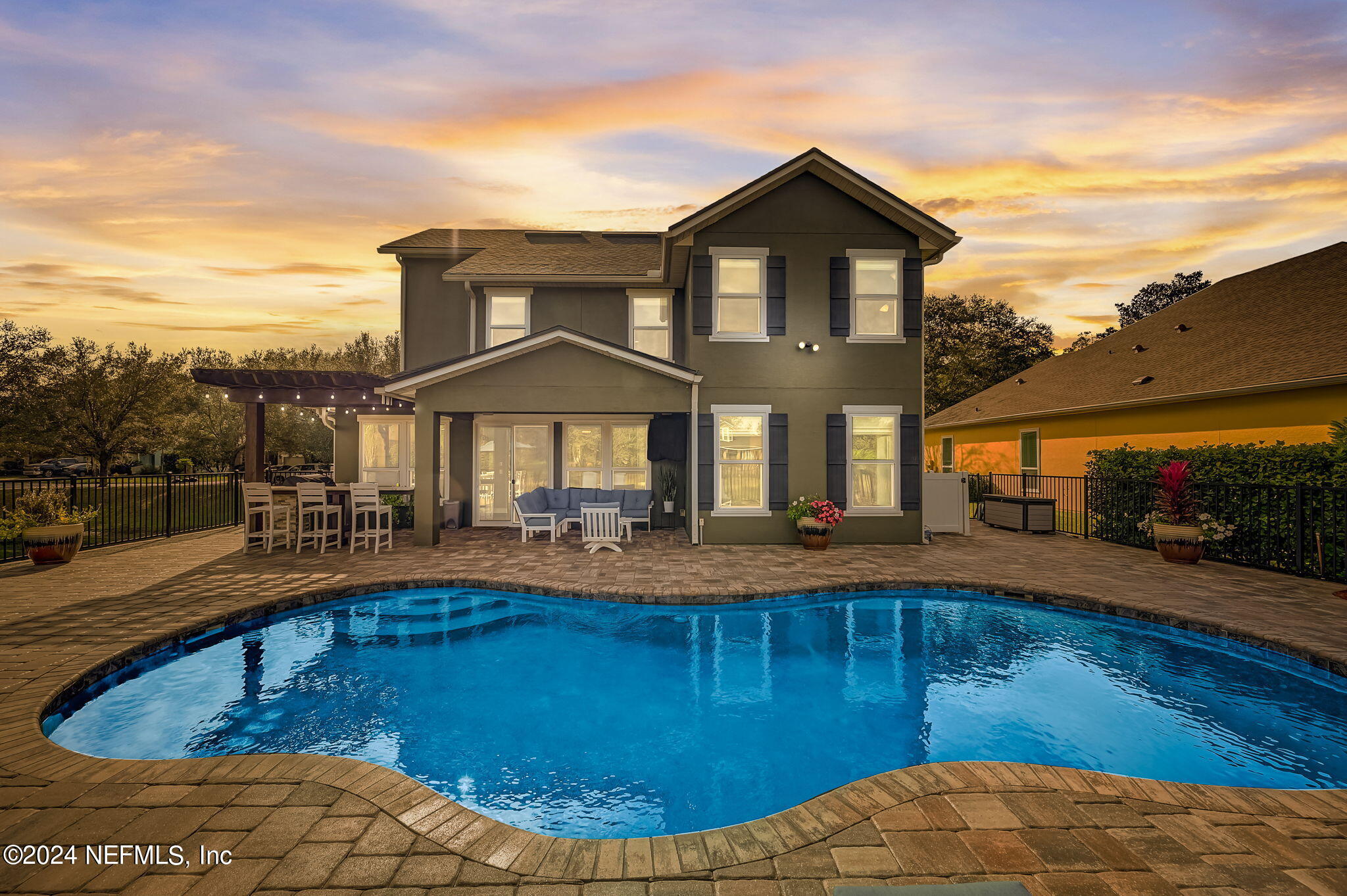 206 North Saxxon Road St. Augustine, FL 32092 - Photo 3 of 87 a view of a house with swimming pool