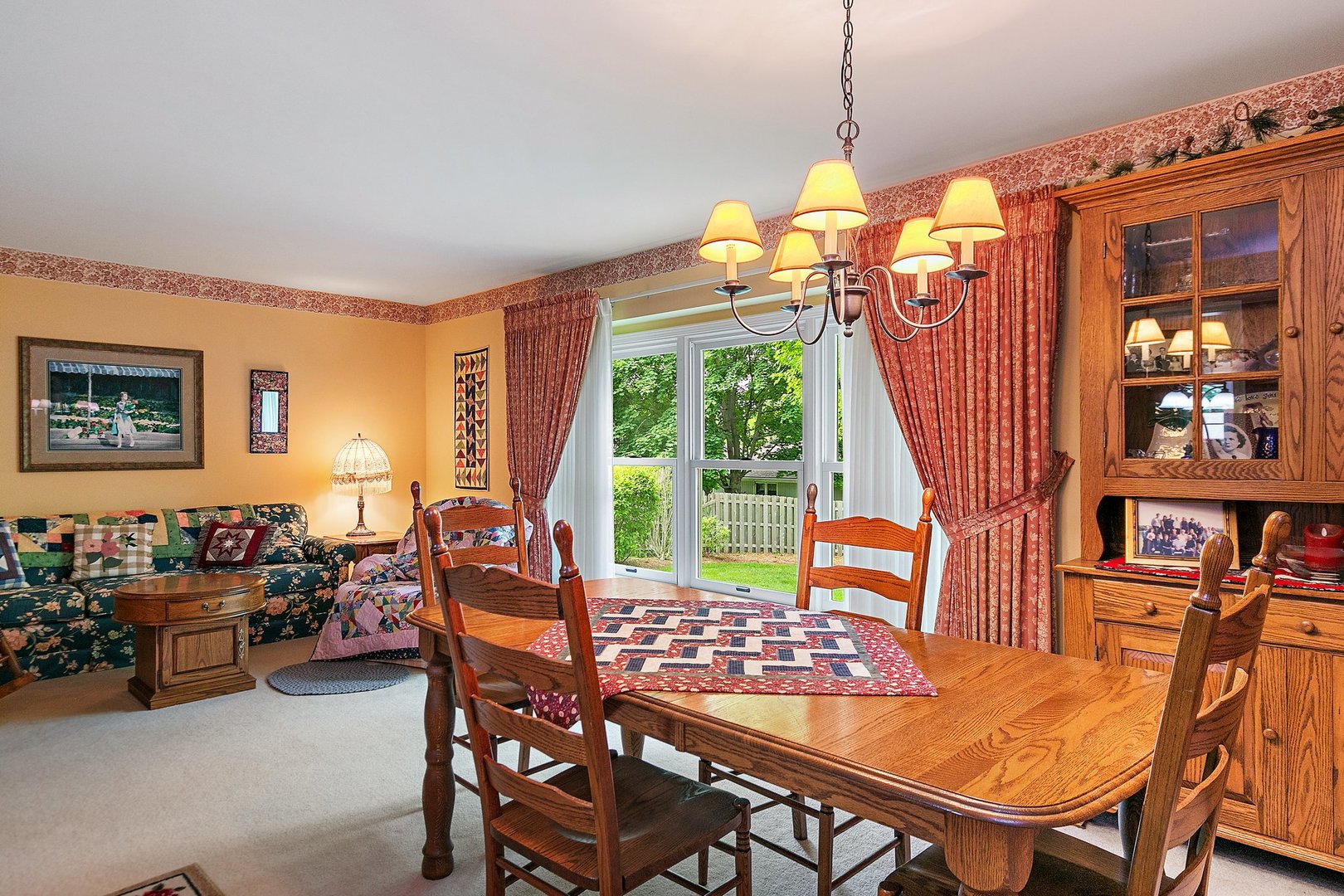 19 Green Ridge Road Elgin, IL 60120 - Photo 8 of 26 a view of a dining room with furniture window and outside view