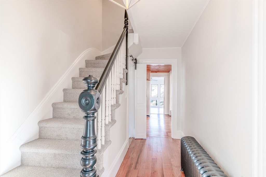 5 Sherbrook Place Lynn, MA 01904 - Photo 4 of 34 a view of entryway and hall with wooden floor