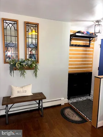 a room with furniture and window