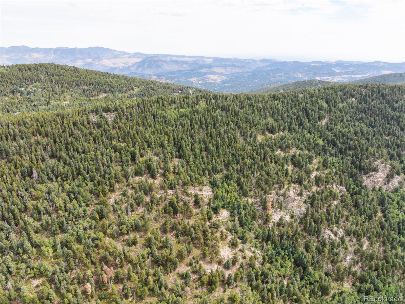 0 Snyder Mountain Road Evergreen, CO 80439 - Photo 24 of 46 a view of a lush green field with mountains in the background