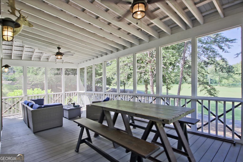 109 Coneflower Lane Toccoa, GA 30577 - Photo 32 of 49 a view of a dining room with furniture window and outside view