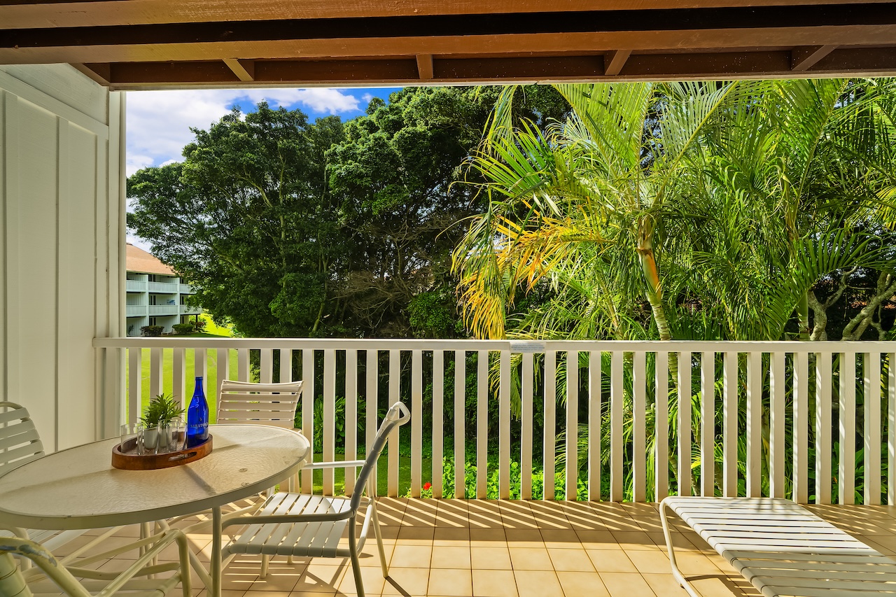 2253 Poipu Road, Unit 440 Koloa, HI 96756 - Photo 18 of 24 a view of a balcony with furniture